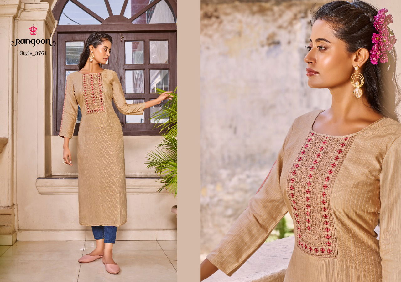 Rangoon Sweet Heart Fancy Wear Cotton Heavy Kurti Collection